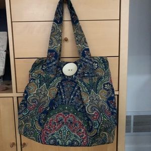 Hand crafted tapestry design handbag NWOT